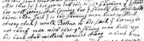 Sample of Hand of unidentified (scribe k)