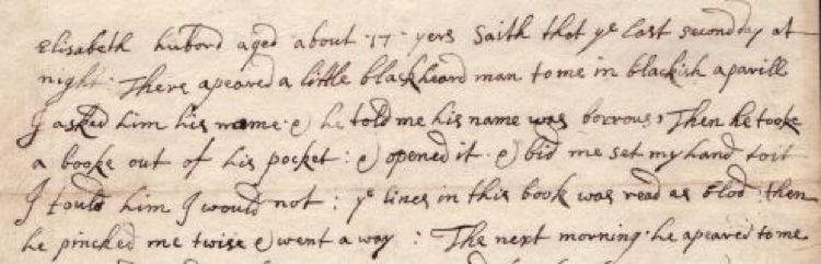 Sample of Hand of Thomas Flint