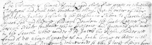 Sample of Hand of George Herrick