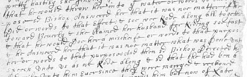 Sample of Hand of Andrew Elliot