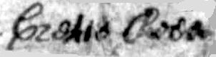 Ezekiel Cheever's Signature