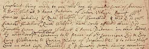 Sample of Hand of Dudley Bradstreet