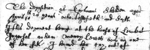 Sample of Hand of Unidentified (MMB #9)