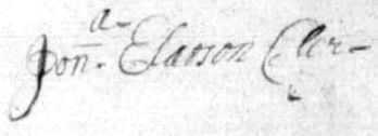 Jonathan Elatson's Signature