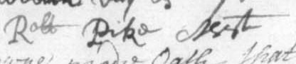 Robert Pike's Signature