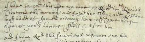 Sample of Hand of Joseph Fuller