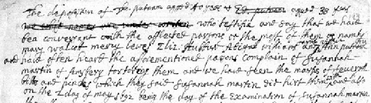 Sample of Hand of Thomas Putnam, Jr.